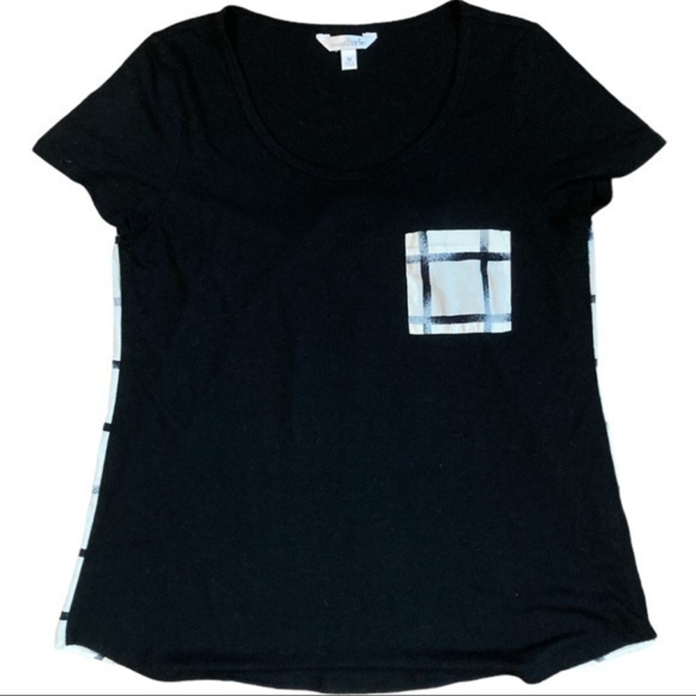 Charming Charlie size medium short sleeve blouse